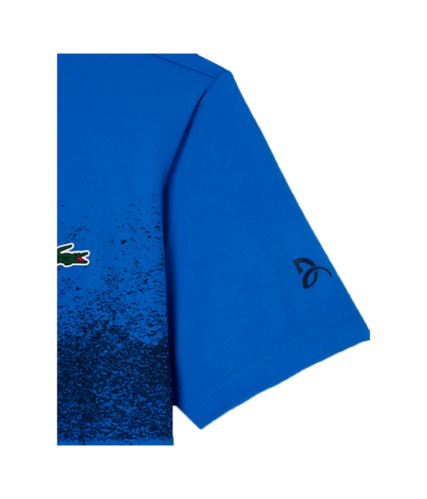 Camiseta Lacoste Novak Djokovic Tee Azul/Negro 2025