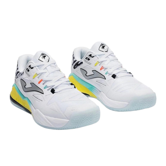 Zapatillas Joma Top Spin 2602OM Blanco/Amarillo 2026