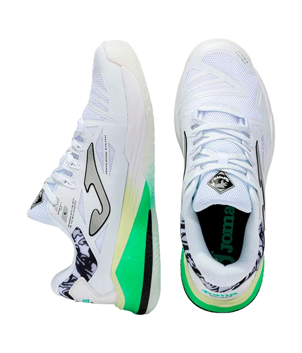 Zapatillas Joma Spin Men 2502 White/Green 2025
