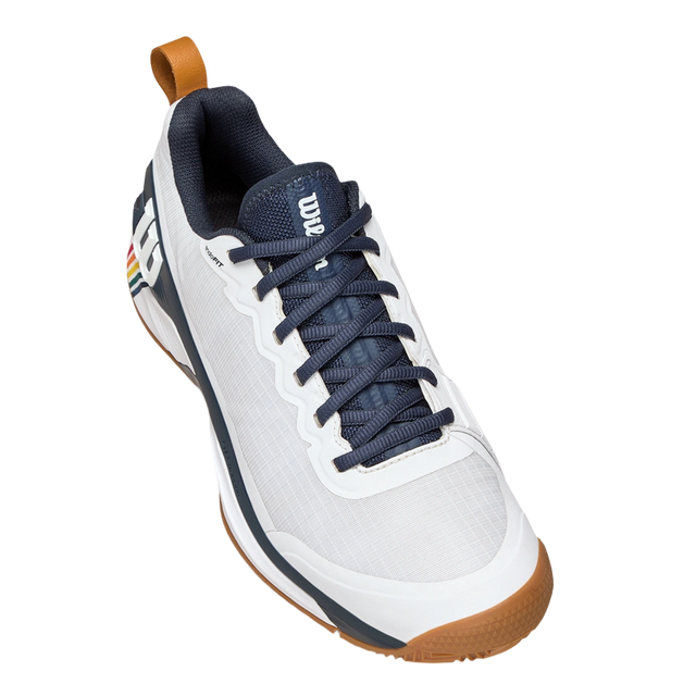 Wilson Padel Shoes Rush Pro 4.5 Clay RG White/Navy Blazer/Gum 2025