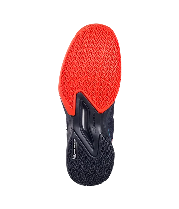 Zapatillas Babolat Jet Premura 2 Junior Black/Tomato Red 2025