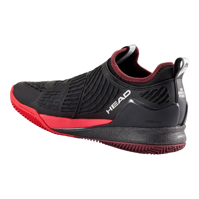 HEAD Padel Shoes Endure Pro Boa Clay Black/Red 2026