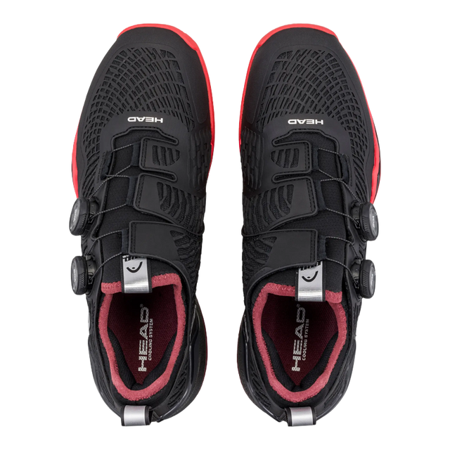 HEAD Padel Shoes Endure Pro Boa Clay Black/Red 2026