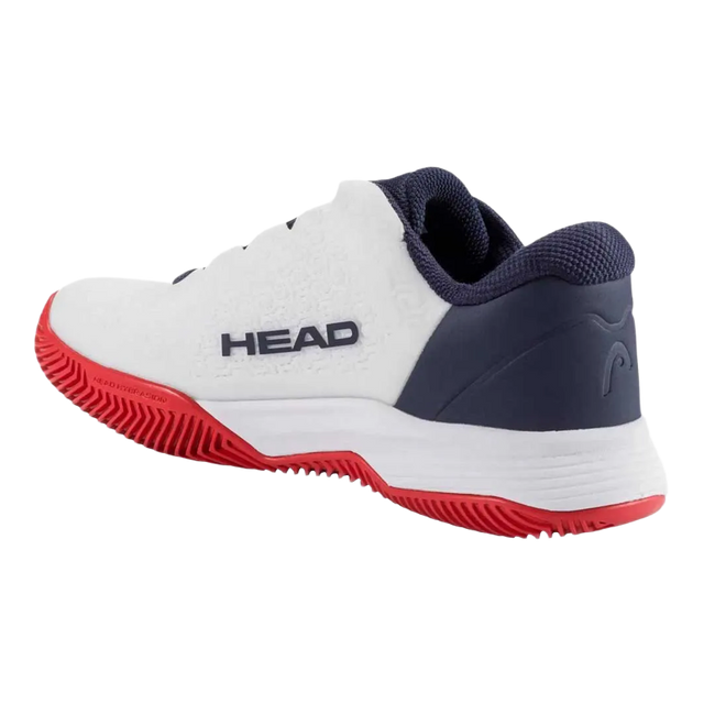 HEAD Padel Shoes Revolt Pro 5.0 Clay White/Navy 2026