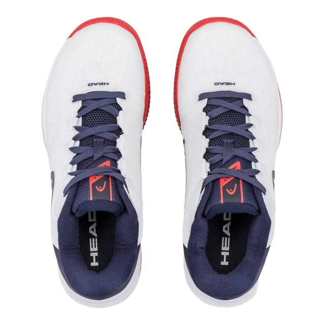 HEAD Padel Shoes Revolt Pro 5.0 Clay White/Navy 2026