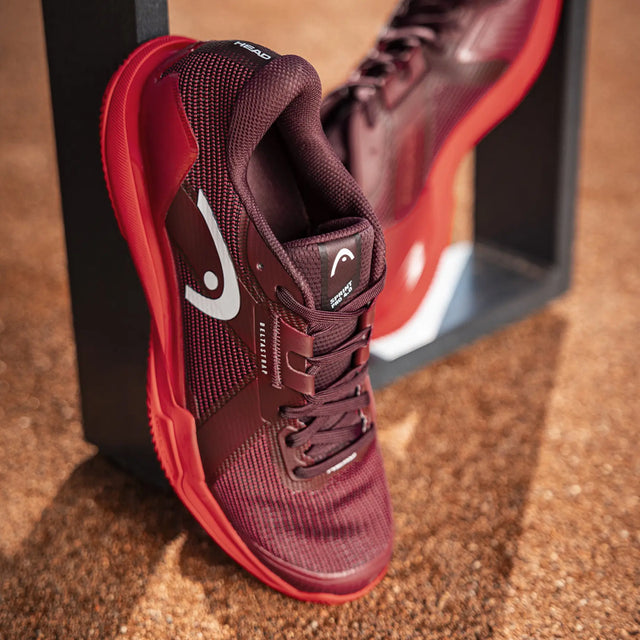 HEAD Padel Shoes sprint Pro 4.0 Clay Red/Dark Red 2026