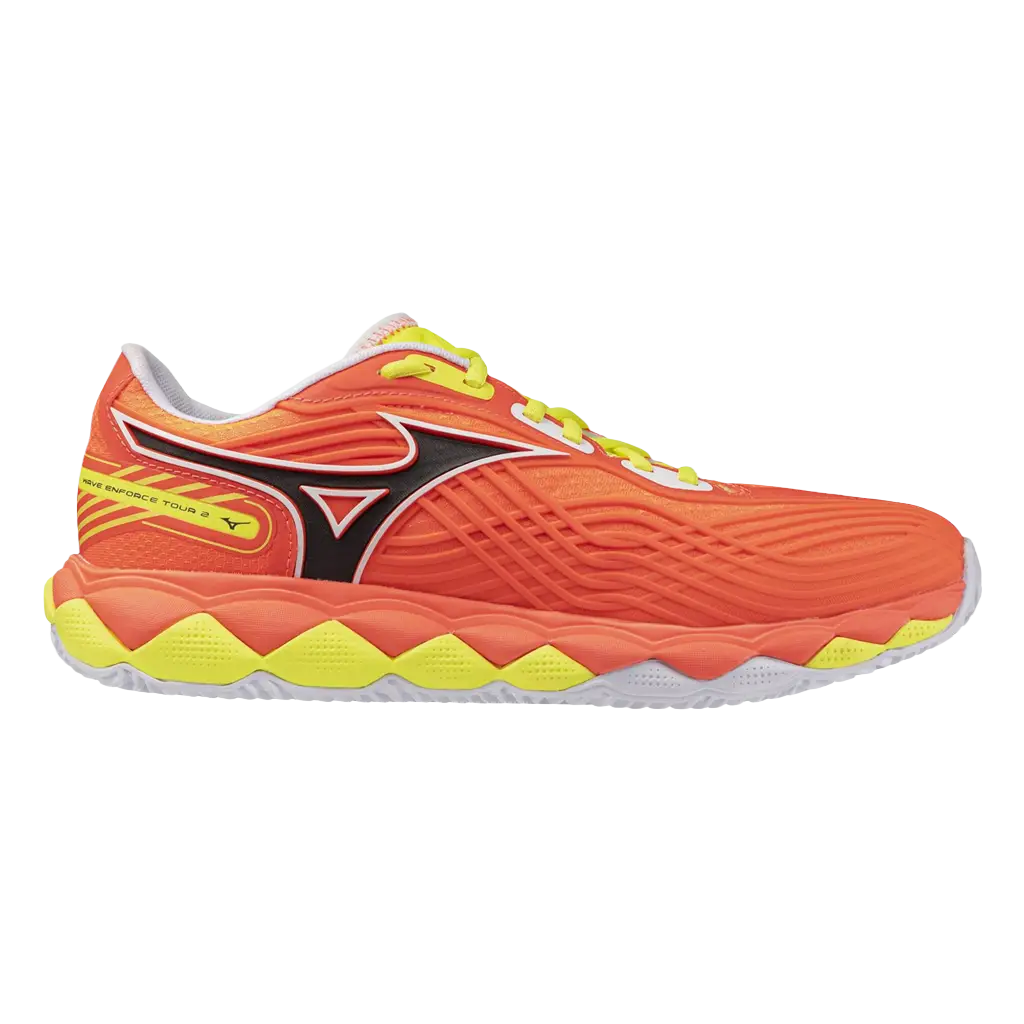 Mizuno Padel Shoes Wave Enforce Tour 2 Fluor Orange Padel 2026