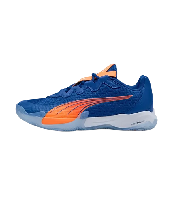 Zapatillas Puma Nova Elite Blue Fire/White/Red 2025 Momo Gonzalez