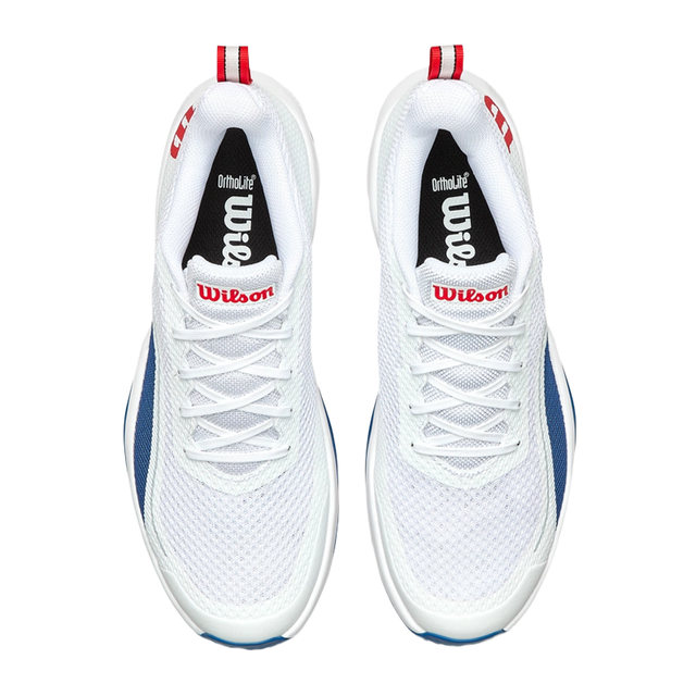 Zapatillas Wilson Rush Pro Lite White/Deja Vu Blue /Wilson Red 2025