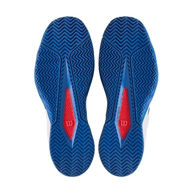 Zapatillas Wilson Rush Pro Lite White/Deja Vu Blue /Wilson Red 2025