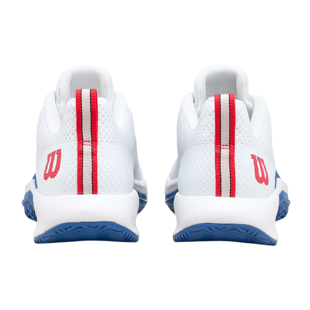 Zapatillas Wilson Rush Pro Lite White/Deja Vu Blue /Wilson Red 2025