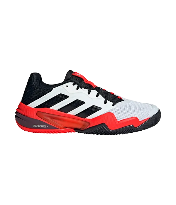 Zapatillas Adidas Baricade 13 CL Blanco/Rojo