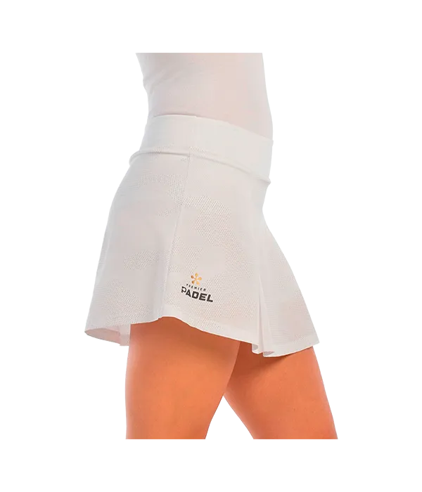 Falda Bullpadel Adoso Blanco 2025 Premier Padel