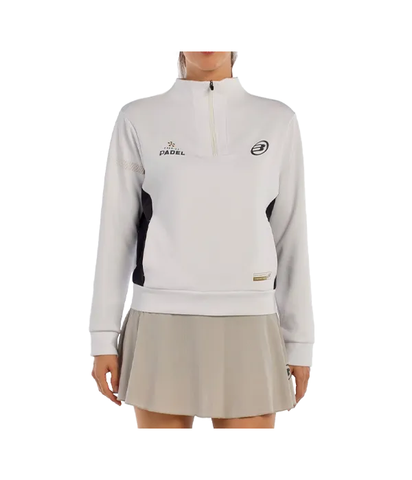 Sudadera Bullpadel Airar Women Blanco 2025