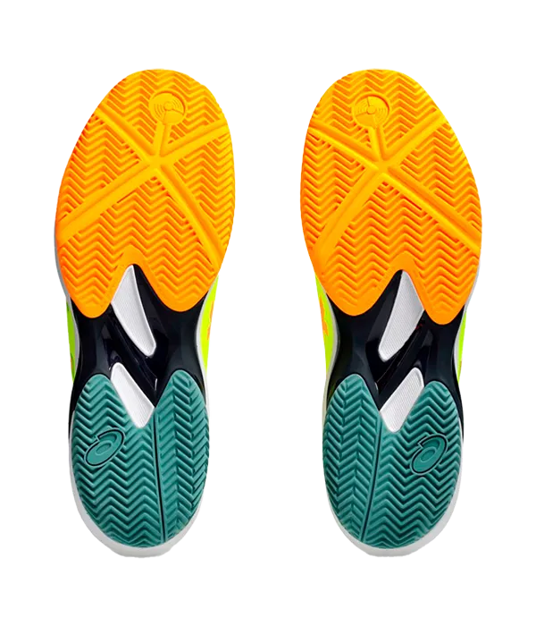 Zapatillas Asics Solution Swift FF 2 Padel Safety Yellow/Stadium Orange