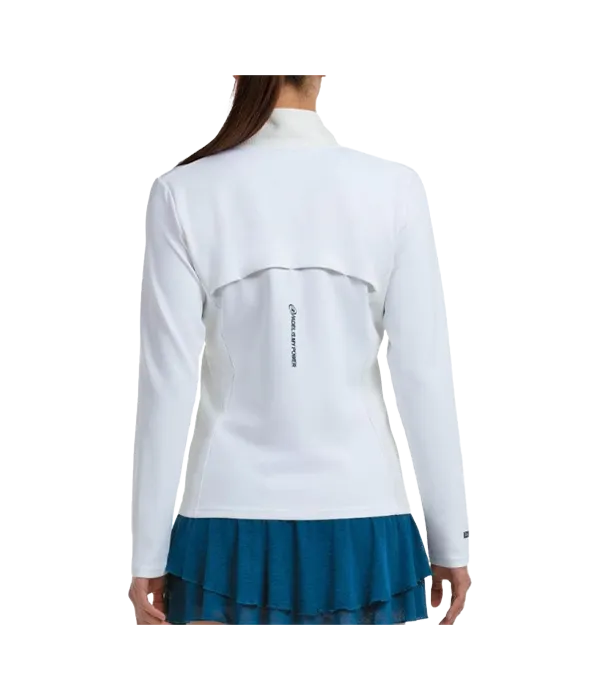 Sudadera Bullpadel Desna Women Blanco 2025
