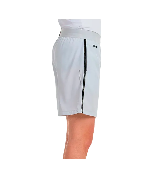 Pantalón Corto Bullpadel Maceda Gris Perla 2025