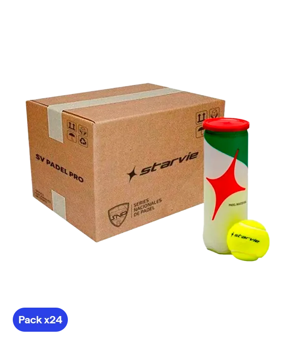 Cajón Pelotas Starvie Padel Master (Pack x24)