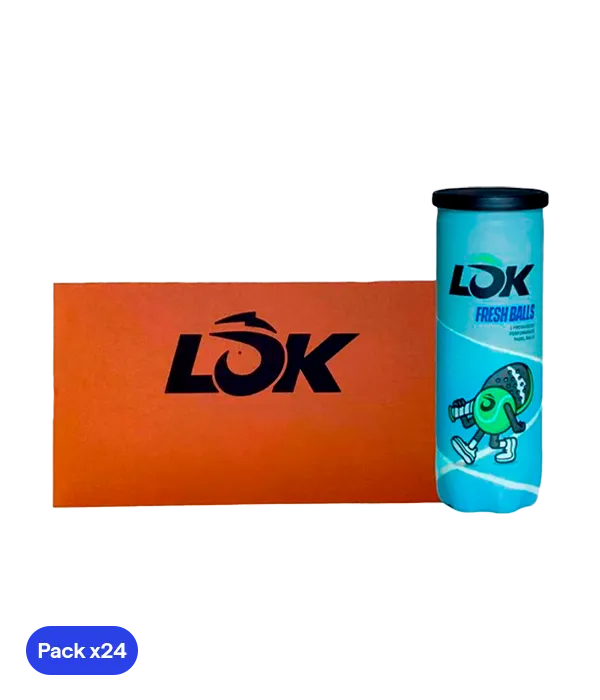 Cajón Pelotas Lok Fresh (Pack x24)