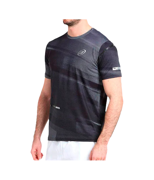 Camiseta Bullpadel Adula JR Negra