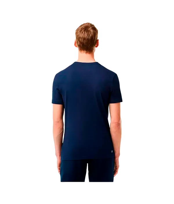 Camiseta Lacoste Regular Fit Algodon Azul Marino 2025