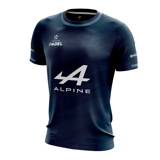 T-shirt Bullpadel Prior Fede Chingotto Blue Marine 2026