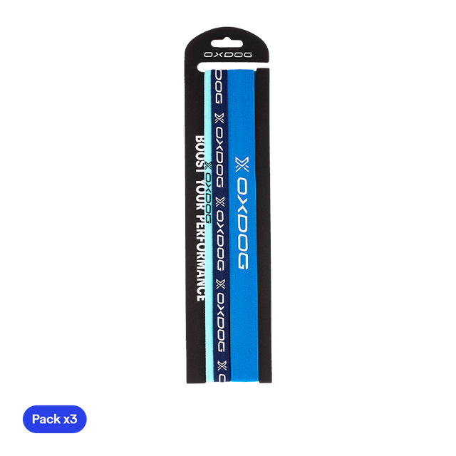 Fasce per capelli Oxdog Blu (Pacchetto x3)
