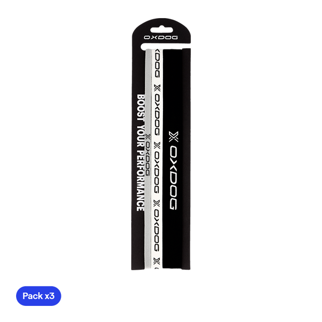 Fasce per capelli Oxdog Nero/Bianco (Pacchetto x3)
