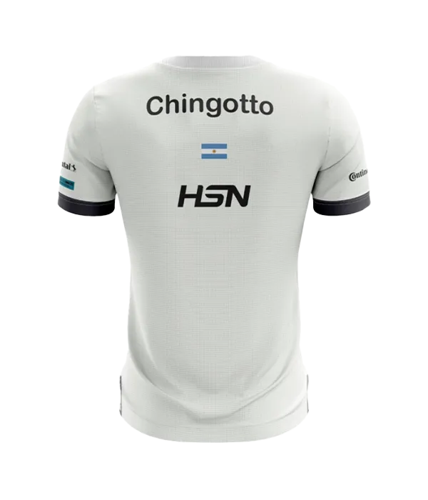 Camiseta Bullpadel Marfi Blanca 2025 Fede Chingotto