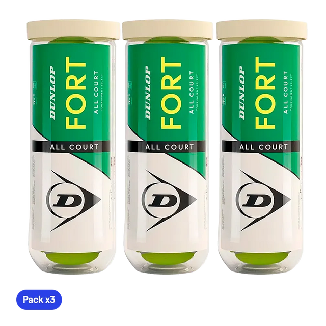 Pelotas Dunlop Fort All Court (Pack x3)