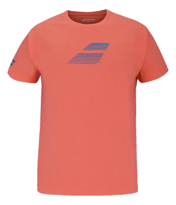 Camiseta Babolat Flag Hot Coral 2025