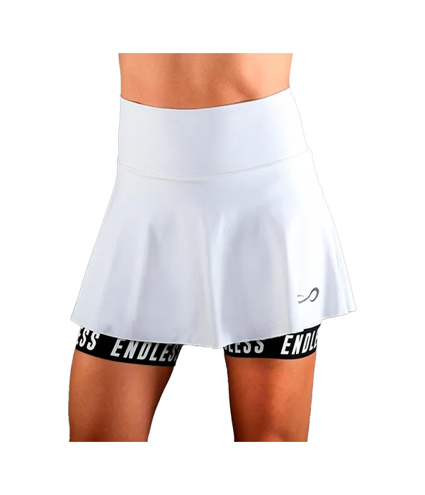 Falda Endless Chill Blanca 2025