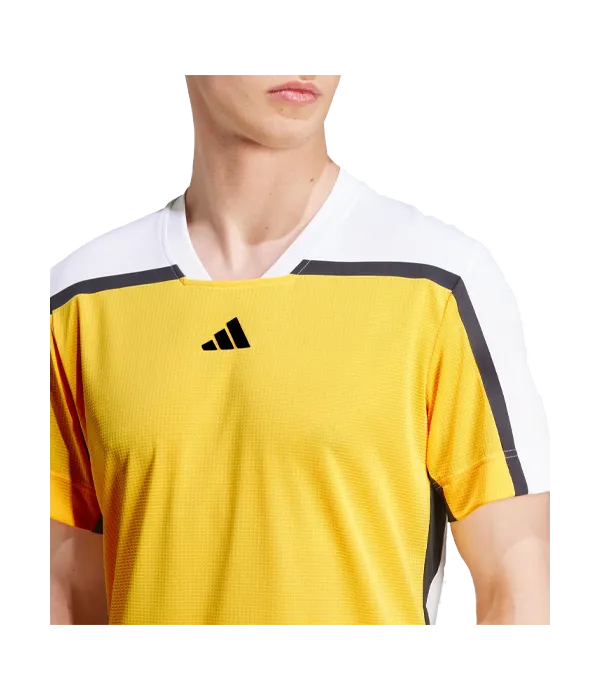 Camiseta AdidasFreelift Mesh T Pro Naranja 2024