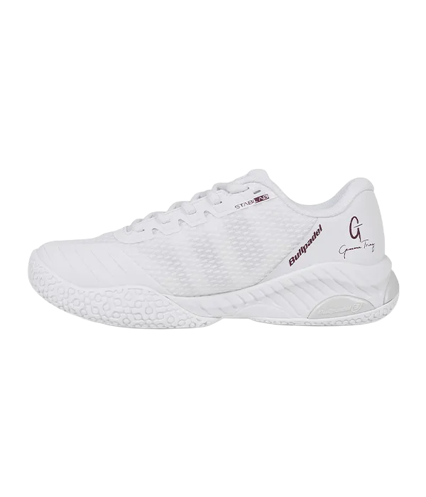 Zapatillas Bullpadel Elite 25I Women Blanco/Granate 2025