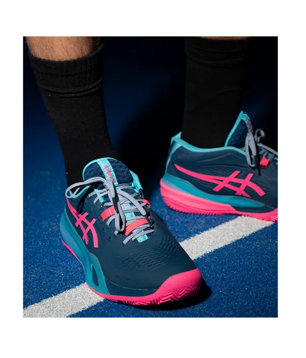 Zapatillas Asics Gel-Resolution X Padel Mako Blue/Hot Pink 2025