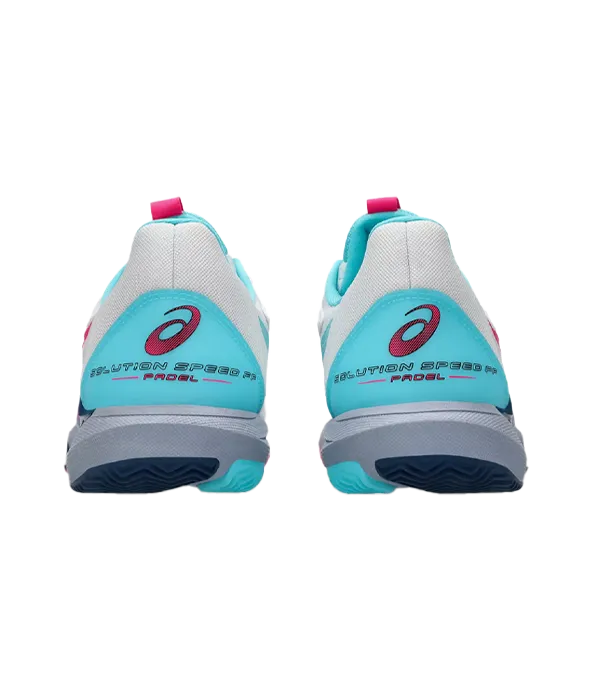 Zapatillas Asics Solution Speed FF 3 Padel White/Hot Pink 2025