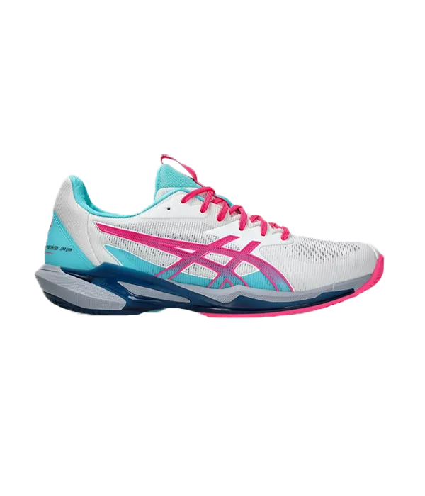 Zapatillas Asics Solution Speed FF 3 Padel White/Hot Pink 2025
