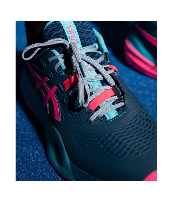 Zapatillas Asics Gel-Resolution X Padel Mako Blue/Hot Pink 2025