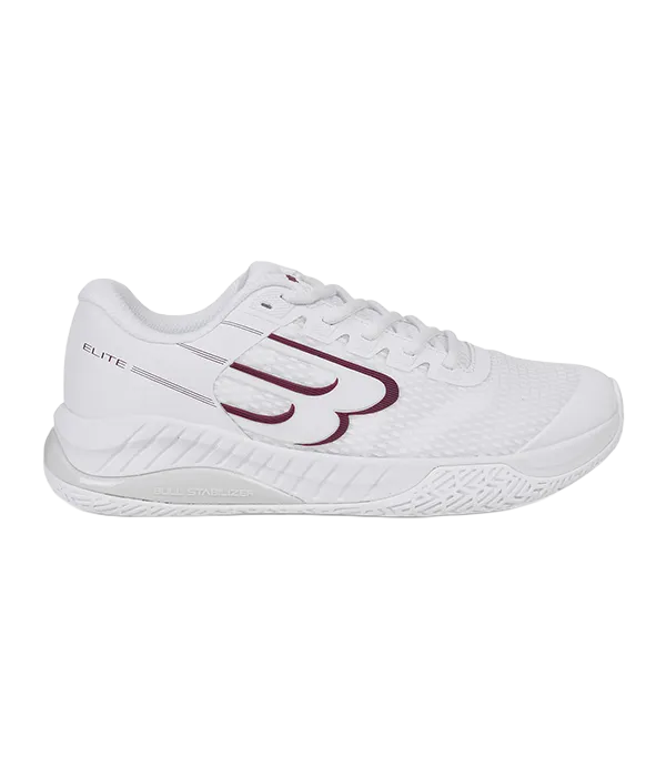 Zapatillas Bullpadel Elite 25I Women Blanco/Granate 2025