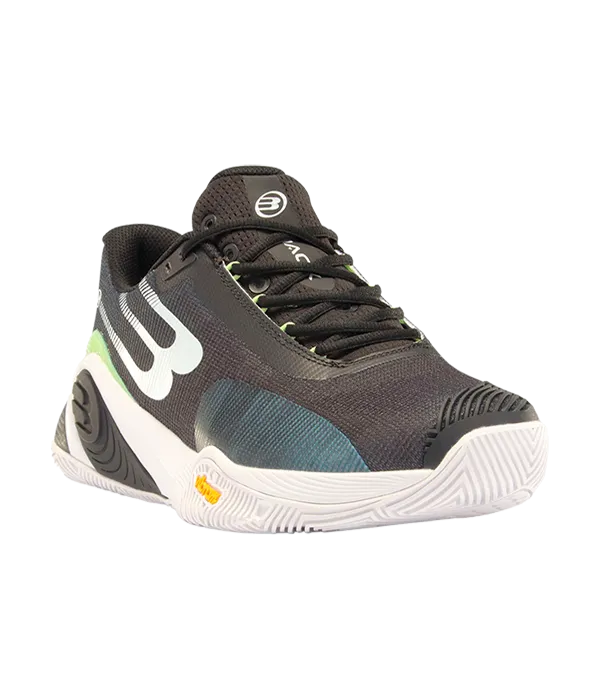 Zapatillas Bullpadel Hack Vibram 24I Negro/Verde