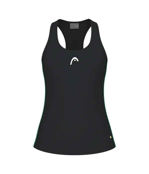 Camiseta de Tirantes HEAD Spirit Negro Mujer