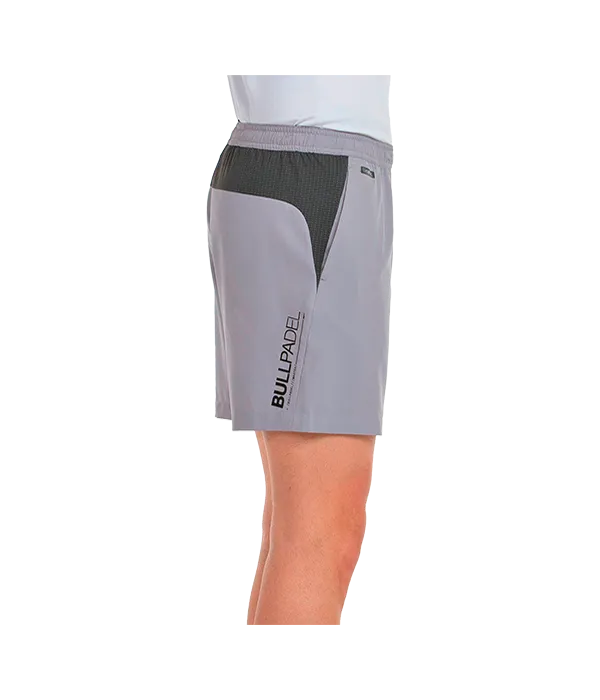 Pantalón Corto Bullpadel Muinos Gris 2025