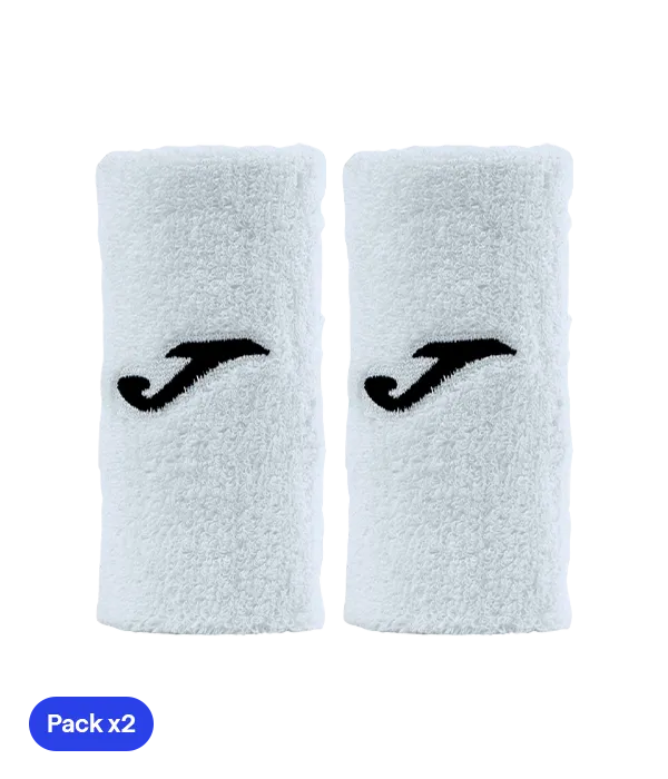 Muñequeras Joma Larga Blanco 2025 (Pack x2)