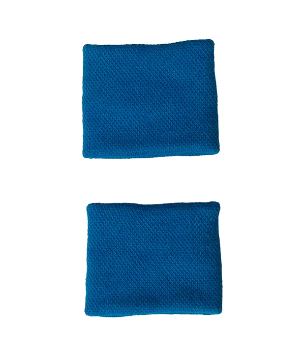 Muñequeras Cortas Adidas Azul (Pack x2)