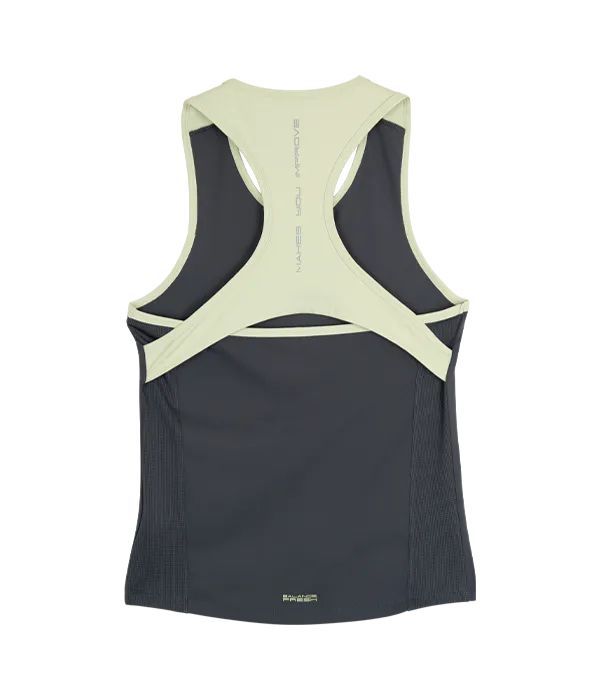 Camiseta Tirantes NOX Pro Women Gris/Verde