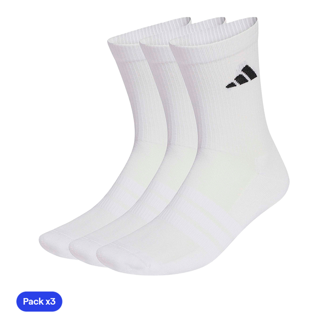 Calzini Adidas essenziale Crew Bianco (Pacchetto x3)