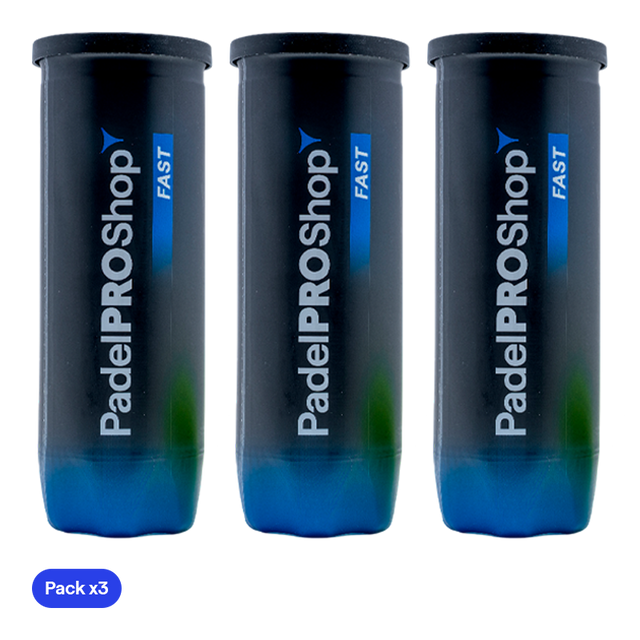 Balles PadelPROShop Fast (Pack x3)