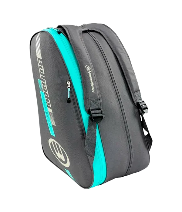 Paletero Bullpadel Tour Gris Oscuro/Turquesa 2025