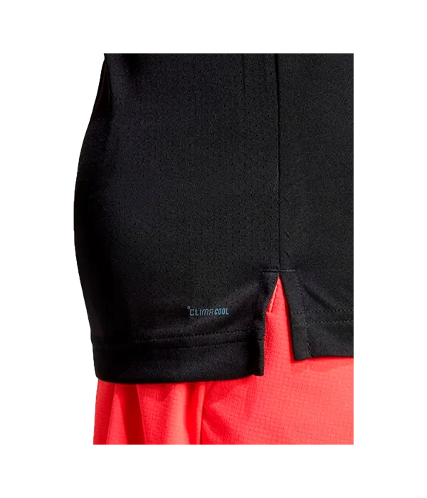 Polo Adidas Club Tee Negro 2025
