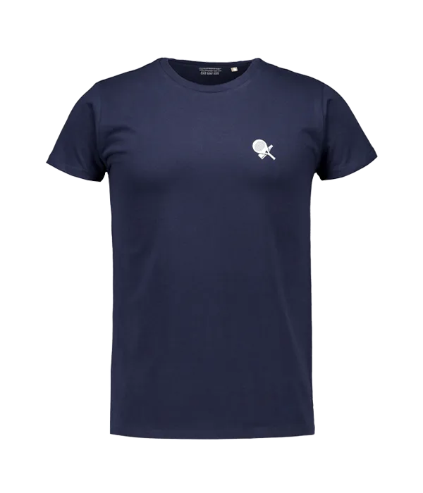 Emballer Padel Team Gourmet: T-shirt gourmand Bleu Hommes + Serviette